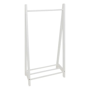 Portant à vêtements enfant blanc 58x115cm