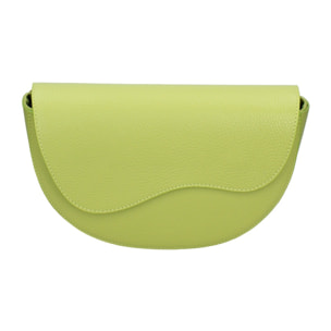 Marsupio da donna in vera pelle - Modello False - Made in Italy - 25.0 x 15.0 x 9.0 cm
