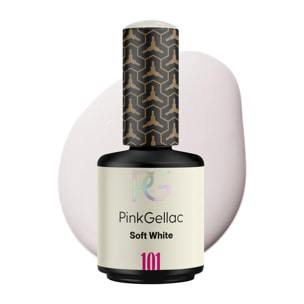 Vernis semi-permanent - 101 Soft White - 15 ml
