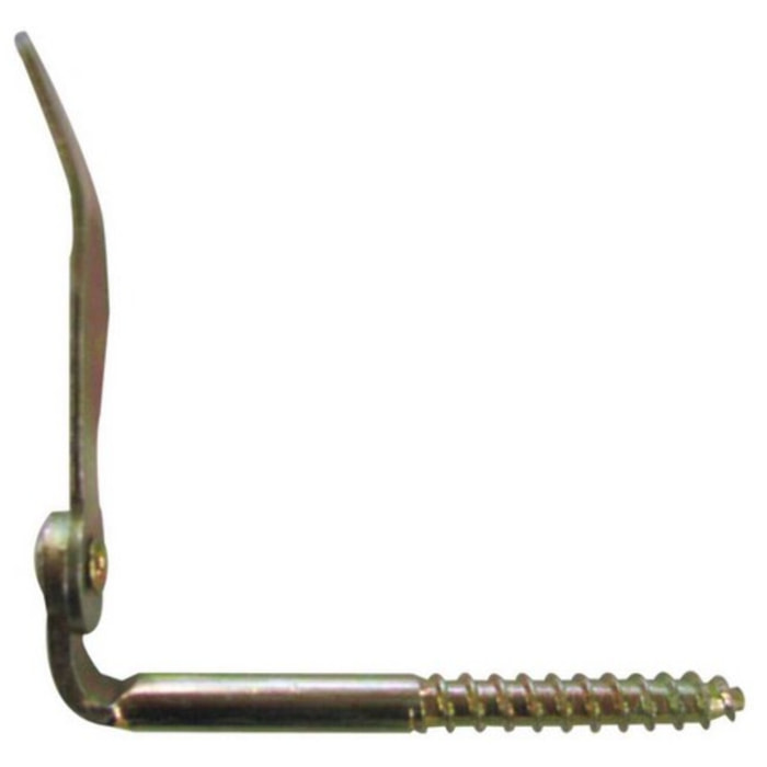 Arrêt de volet à visser zinguée jaune 130mm - ING fixation - A070090 - Boîte de 25