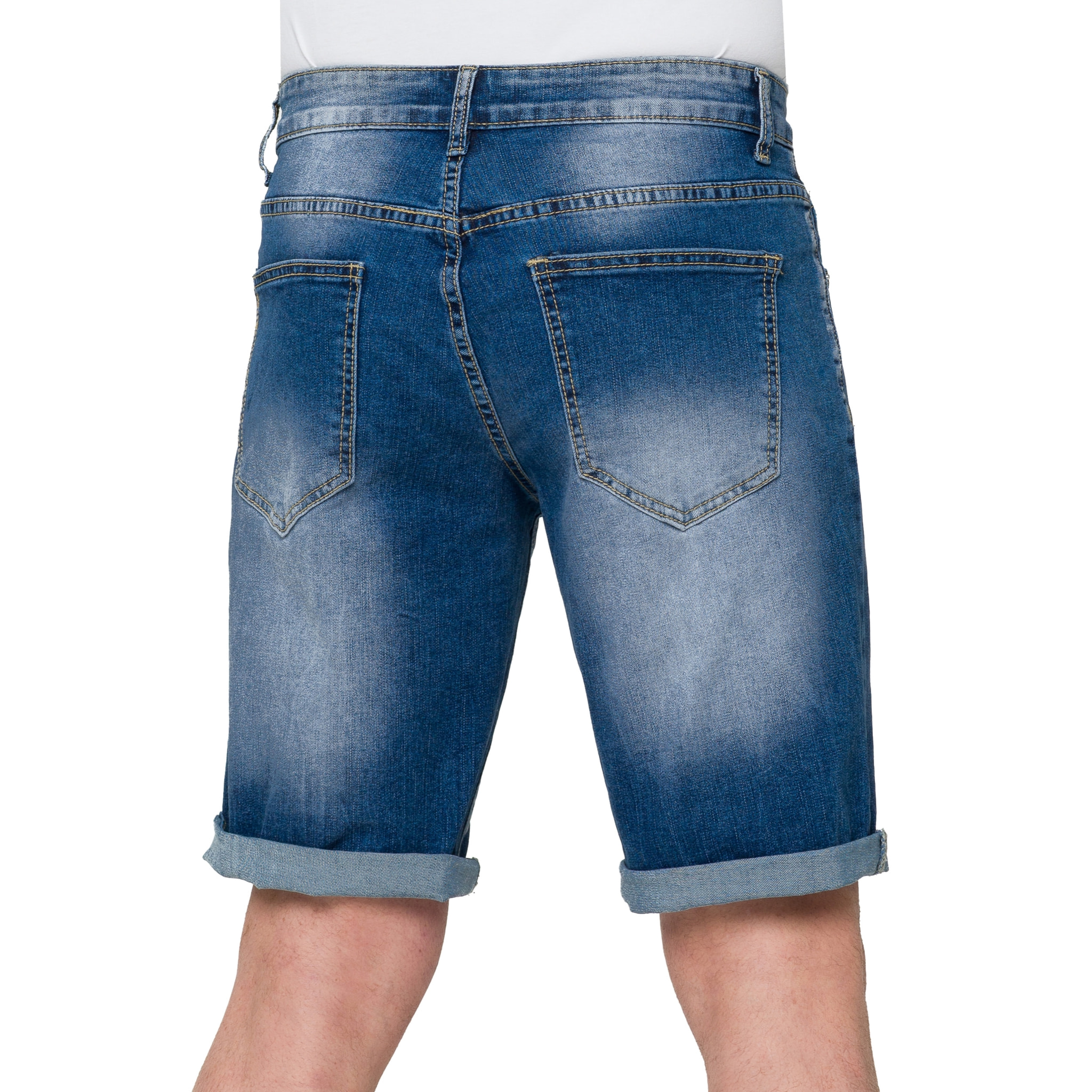 Bermuda denim Hot Buttered Wairoa blu chiaro