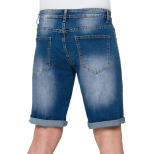 Bermuda denim Hot Buttered Wairoa blu chiaro