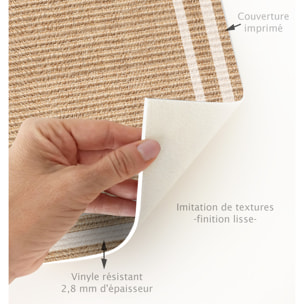 Set de 4 individuales de vinilo CERAMIKO, Agnán 4u-30x45 cm