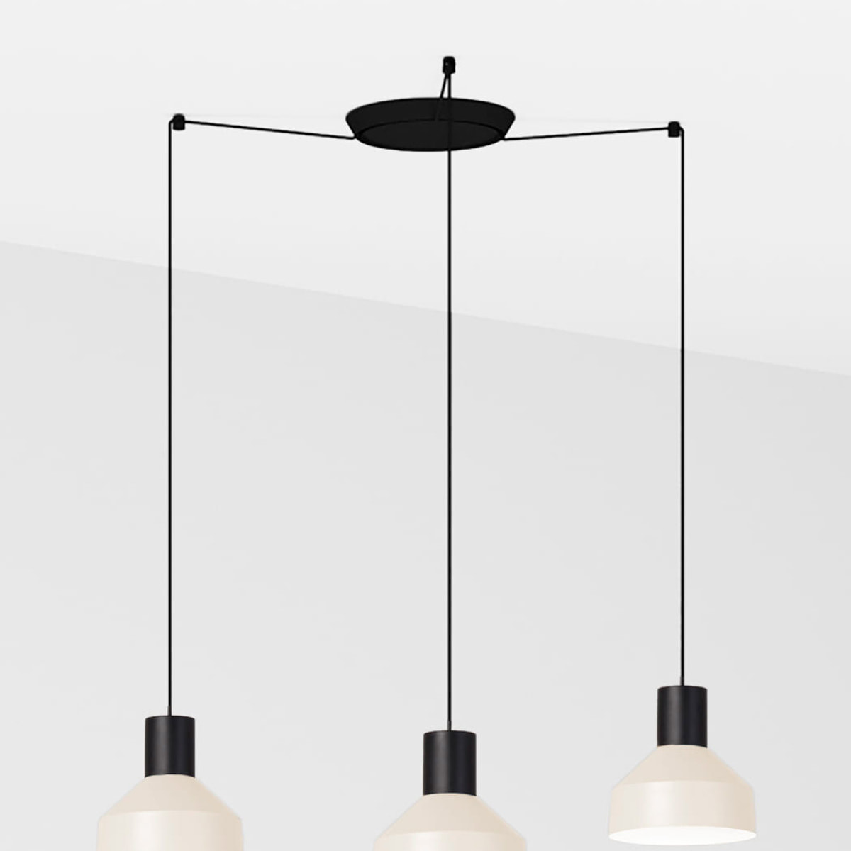 KOMBO 200 3L Lampada sospensione beige