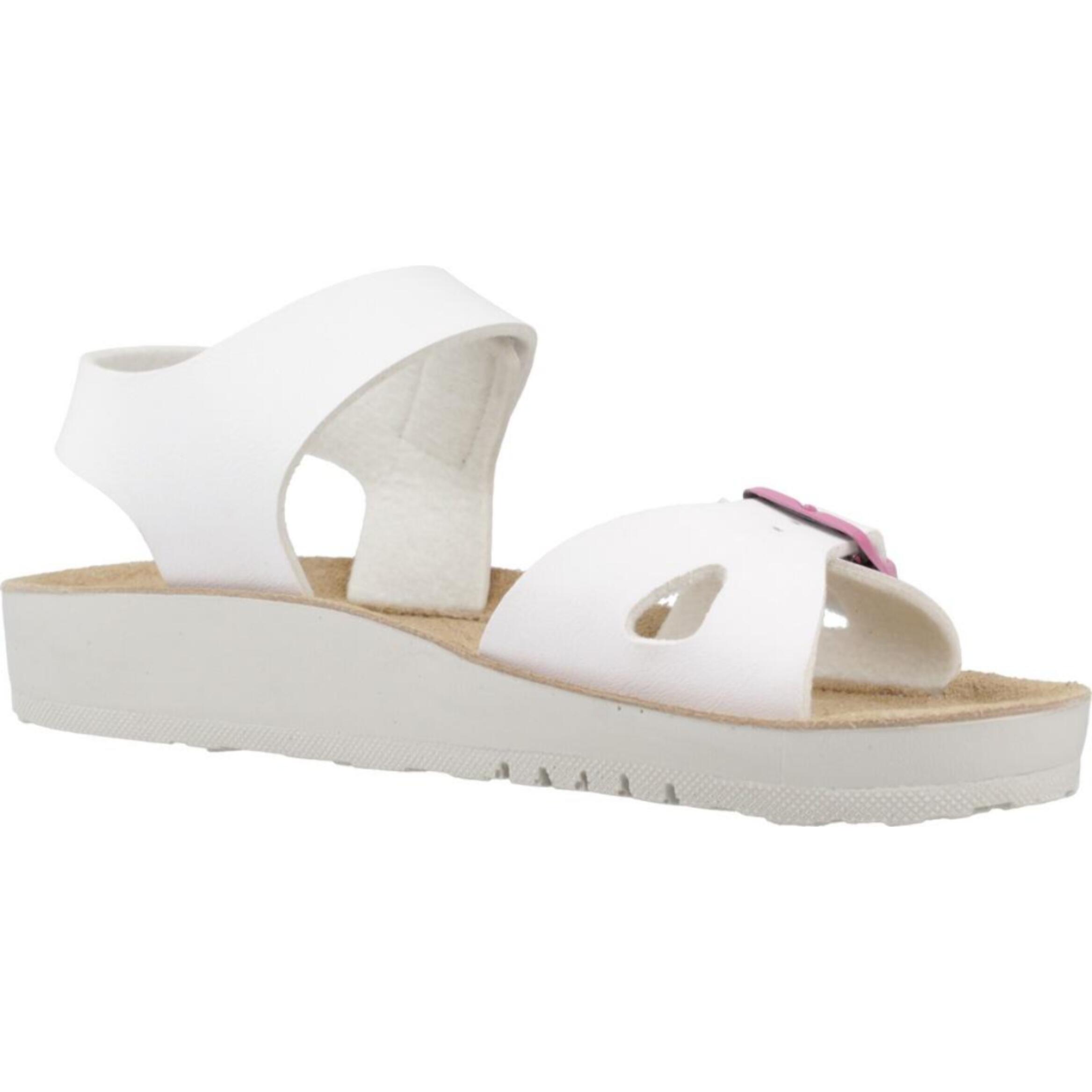 Sandalias Niña de la marca GEOX  modelo J SANDAL COSTAREI GI BLANCO
