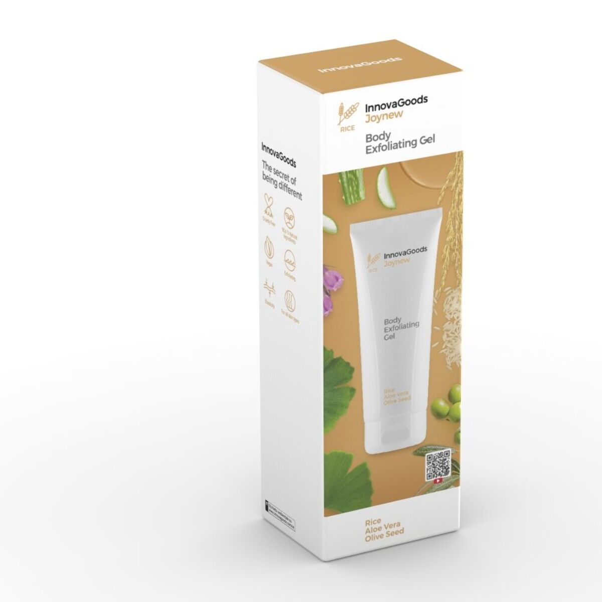 Gel Exfoliante Corporal Rice Joynew InnovaGoods 200 ml