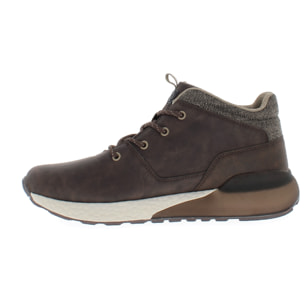 Armata di Mare Scarpe Uomo Sneakers Mid Stringate con Soletta Rimovibile in Memory Foam AMU W24N622 Brown
