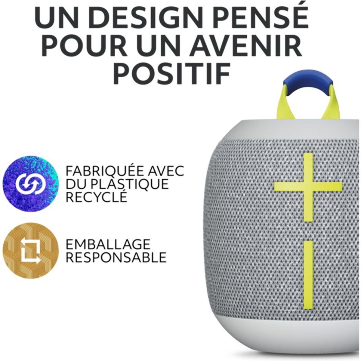 Enceinte portable ULTIMATE EARS Wonderboom 4 blanc gris