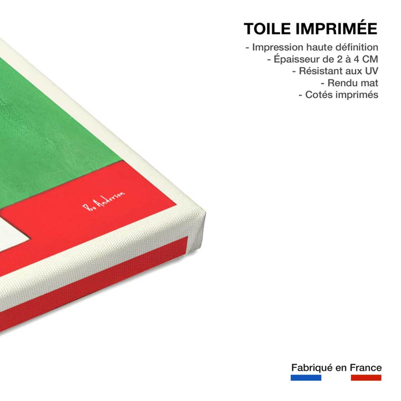 Tableau art contemporain vincent, my love  Toile imprimée