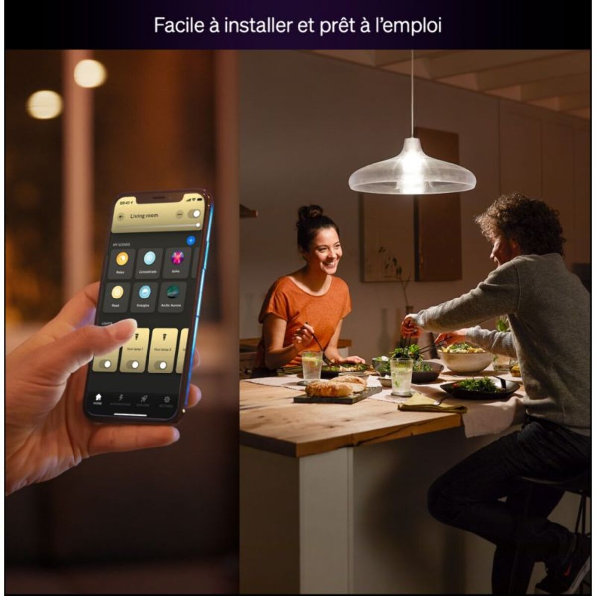 Ampoule LED connectée PHILIPS HUE E27 White 75W