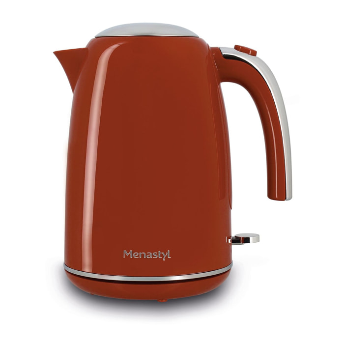 Bouilloire en acier inoxydable 1,7L brique RETRO