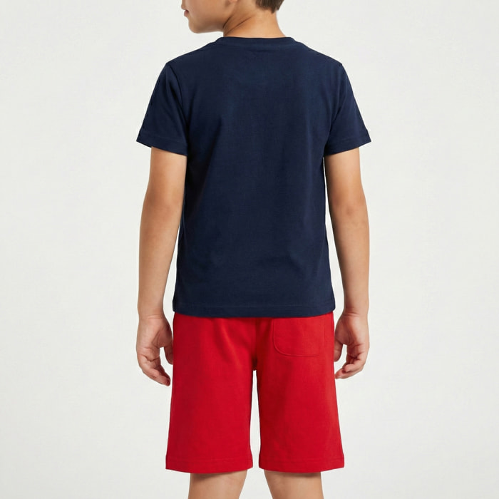 Set t-shirt e bermuda jersey