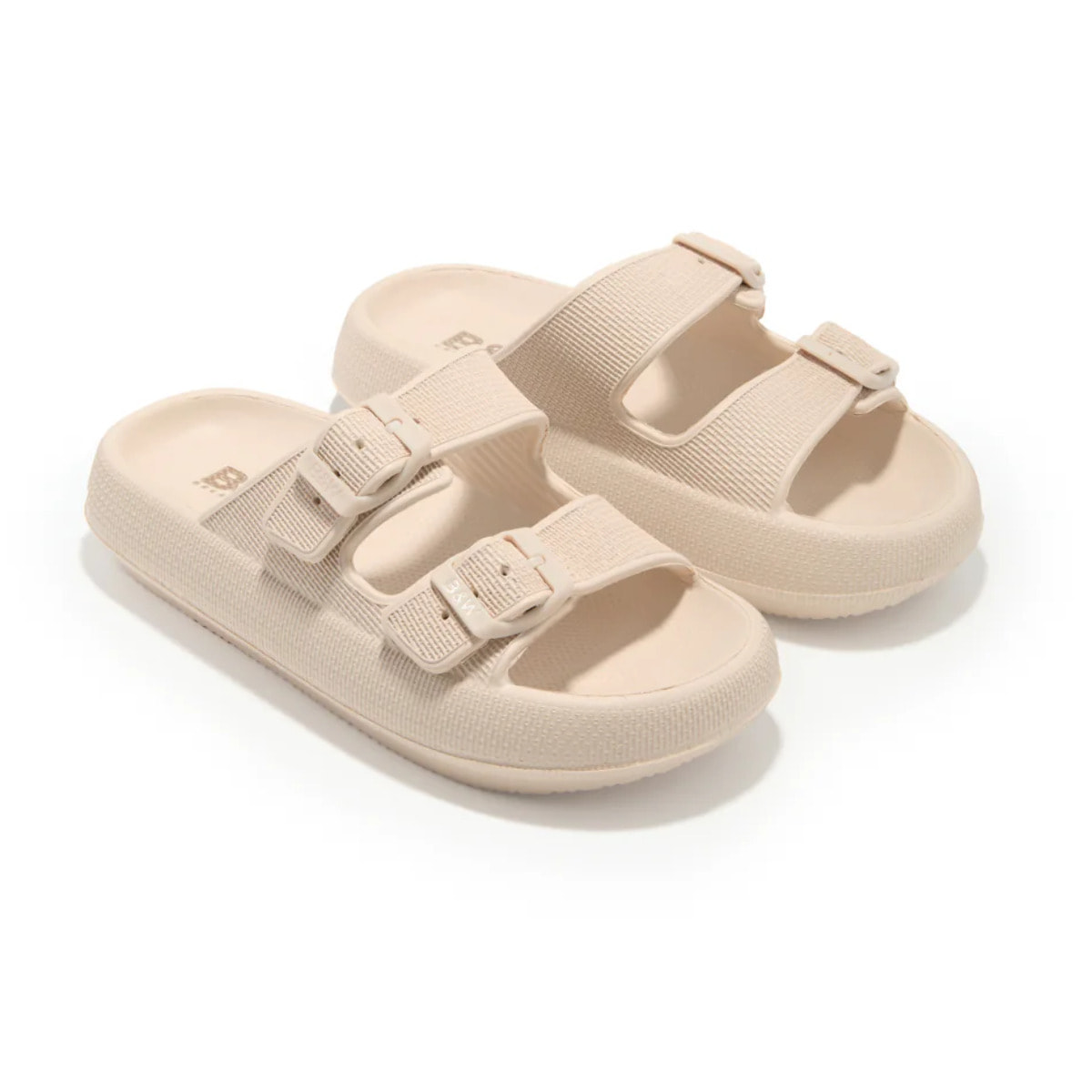 Sandalias Hebillas EVA Beige