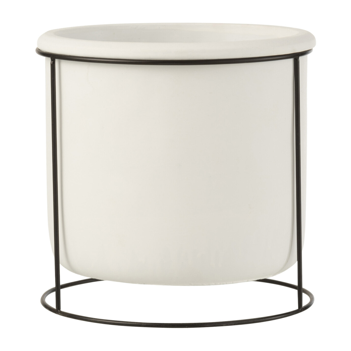 J-Line cache-pot suspendu - ciment - blanc - large - Ø 20 cm