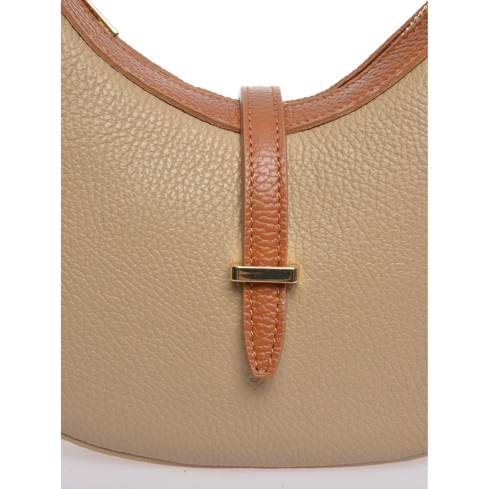 Borsa a spalla Anna Luchini Beige