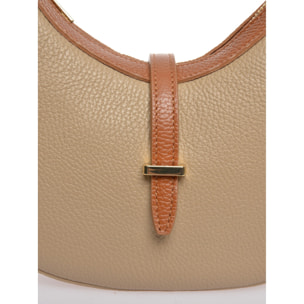 Borsa a spalla Anna Luchini Beige