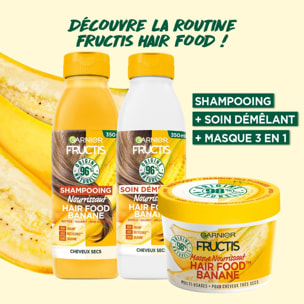 Lot de 6 - Shampooing Hair Food Nourrissant banane Fructis 350ml
