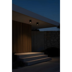 GOZ LED Plafonnier gris foncé