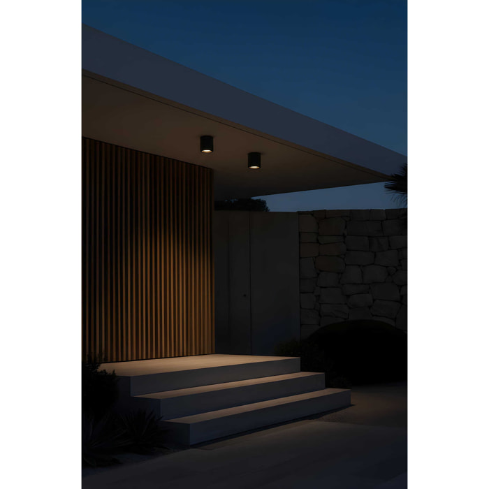 GOZ LED Plafonnier gris foncé