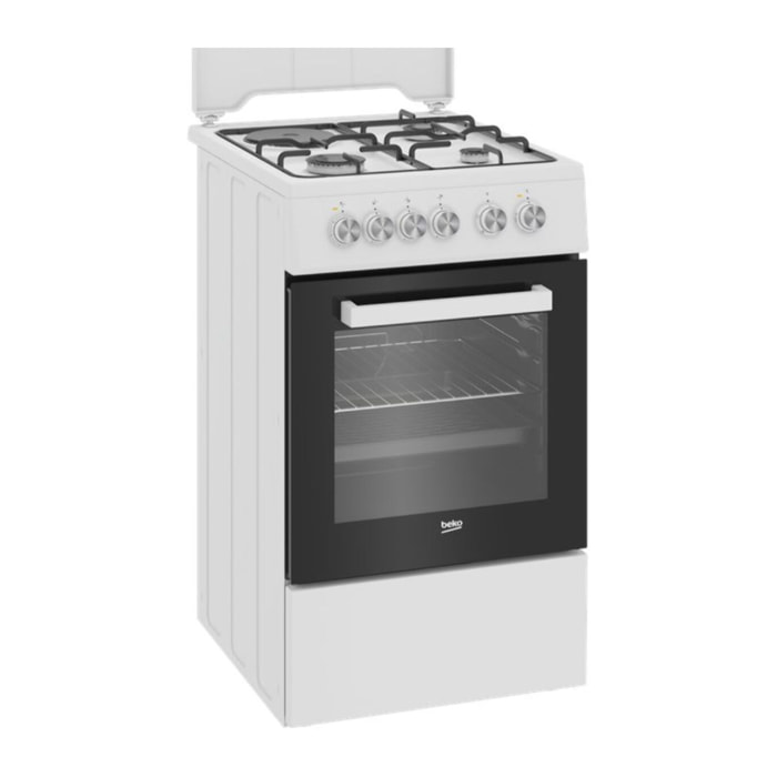 Cuisinière gaz BEKO FSS53011DW