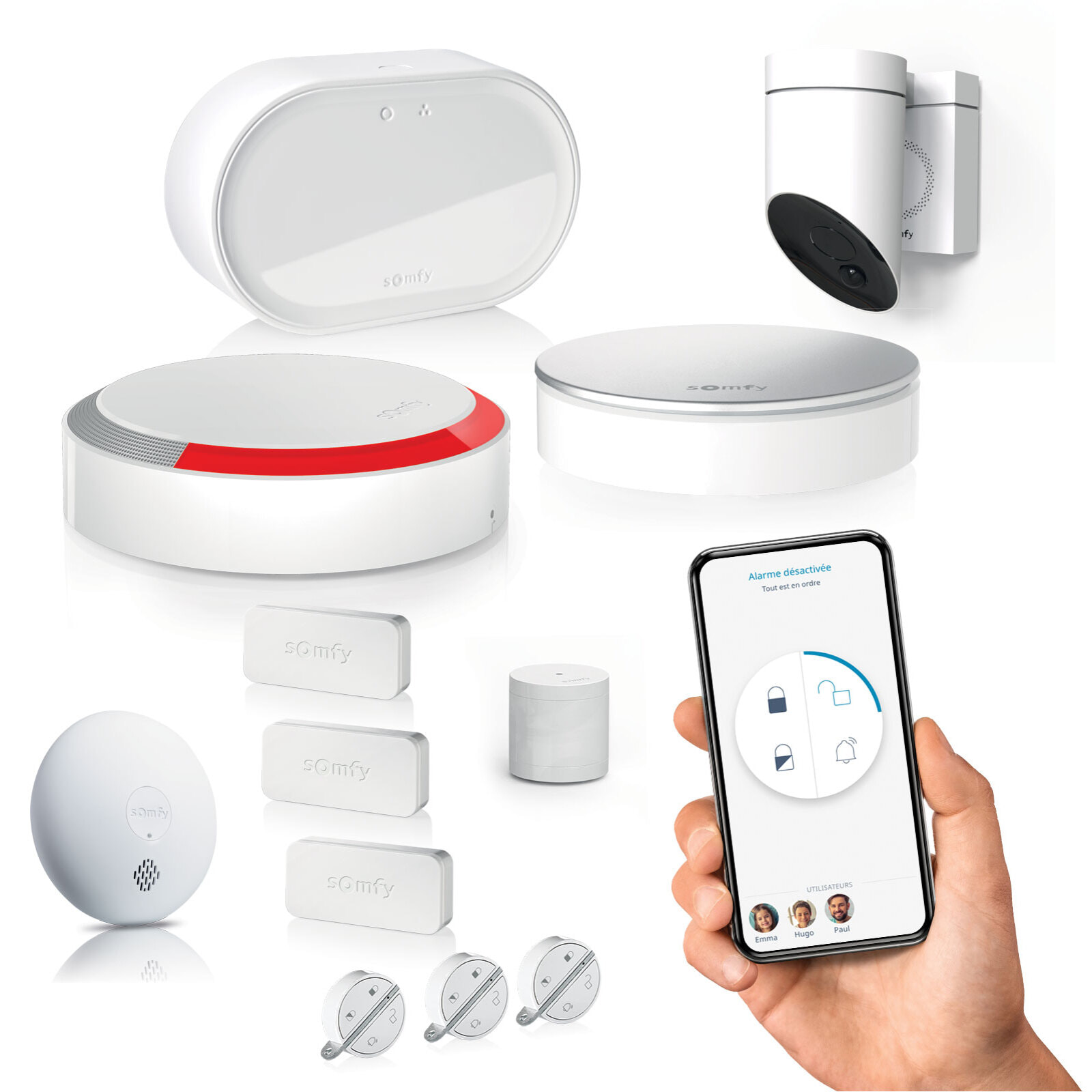 Home Alarm Advanced - Pack sécurité vidéo extérieure