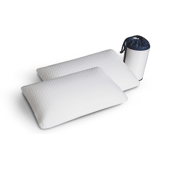 Pack de 2 Almohadas Visco Basic