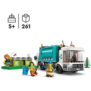 LEGO CITY 60386 - CAMION PER IL RICICLAGGIO DEI RIFIUTI