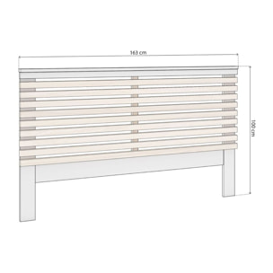 Cabecero Misty Blanco - Oak Soft