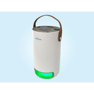 Purificateur d'air avec filtre HEPA, PM2, ioniseur, lampe UV, 3 vitesses et mode AUTO pour 15m2.