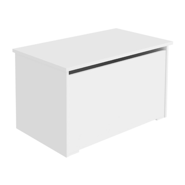 Cassa giocattoli Daria bianca in legno laminato
