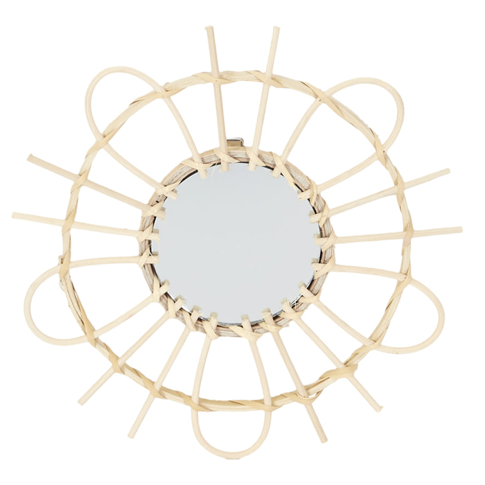 Miroir Rotin X3 28cm