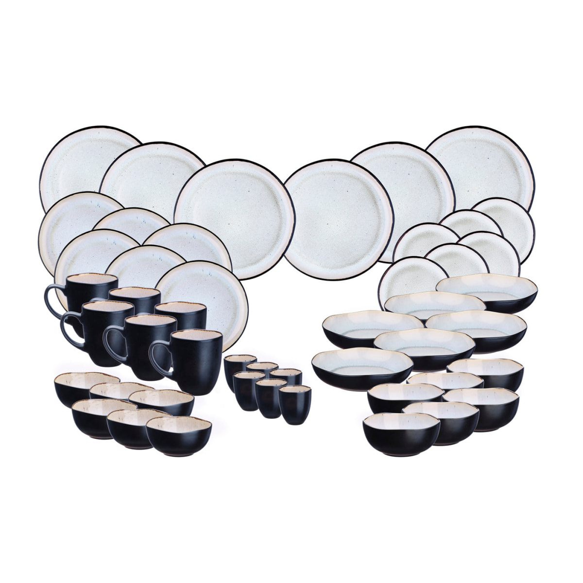 Service Complet IRIS - 48 pièces - Blanc ivoire