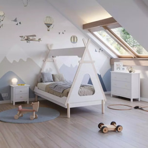 Cama Tipi Nest Blanco - Oak Soft