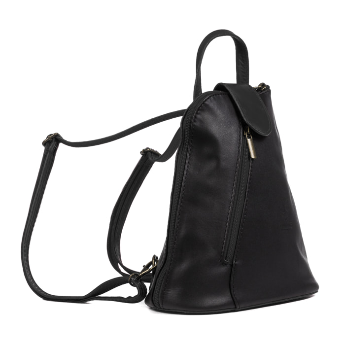 Carlotta Bolso mochila Mujer.Piel auténtica Sauvage