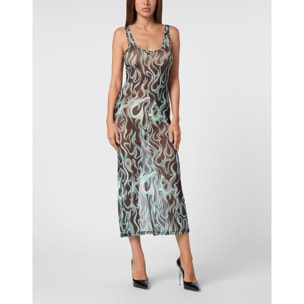 PHILIPP PLEIN Vestido largo FLAME
