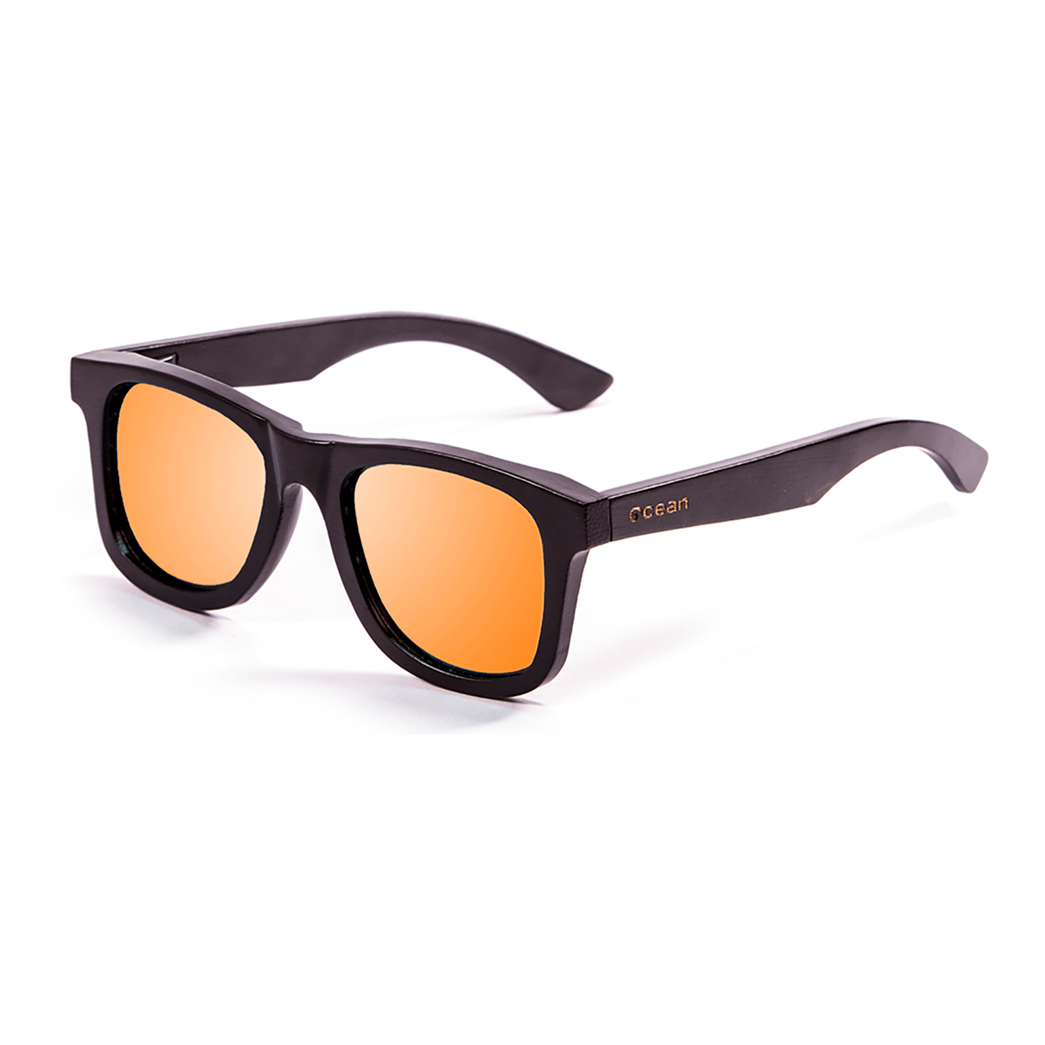 Gafas de sol OCEAN KENEDY - Negro bambú / Polarizada naranja revo