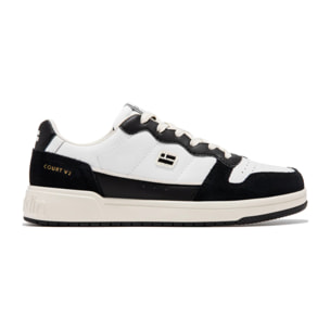 Zapatillas Unisex Court V2 Flag Blanco / Negro D.Franklin