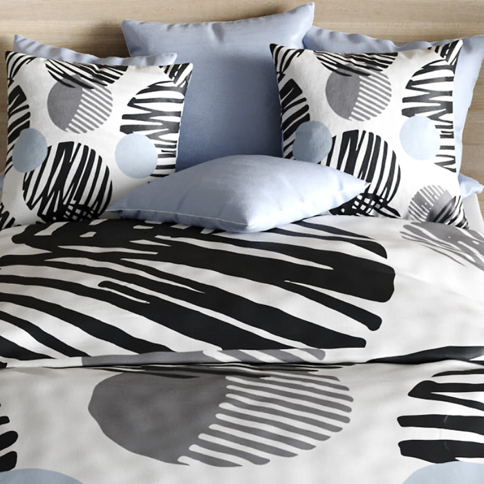 Parure de couette + 2 taies 100% microfibre 60gsm - cerclus