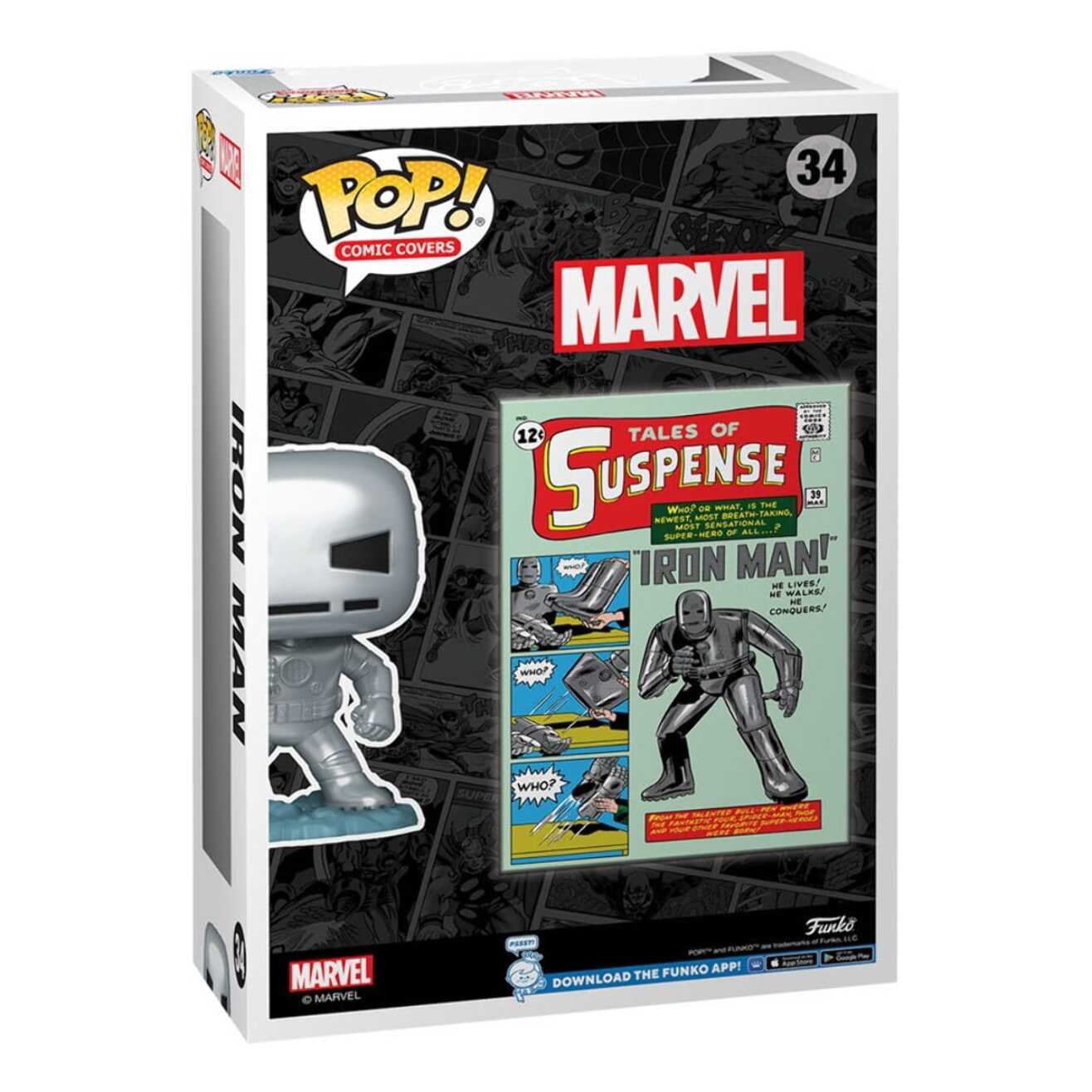 Marvel Pop! Comic Cover Vinile Figura Tales Of Suspense -39 9 Cm Funko