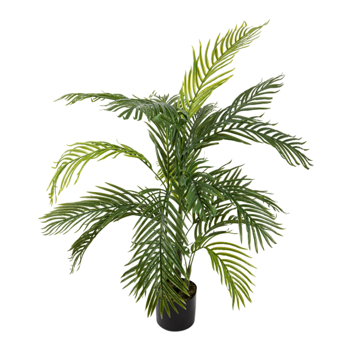 Areca Palm Con Vaso - Pezzi 1 - 80X120X80cm - Colore Verde - Bianchi Dino - Piante Artificiali