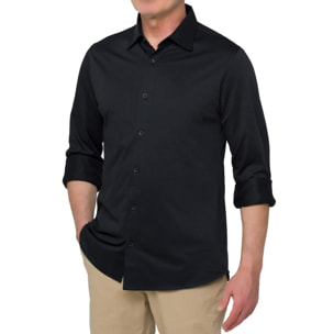 Camisa de lino Hot Buttered Saunders Negro