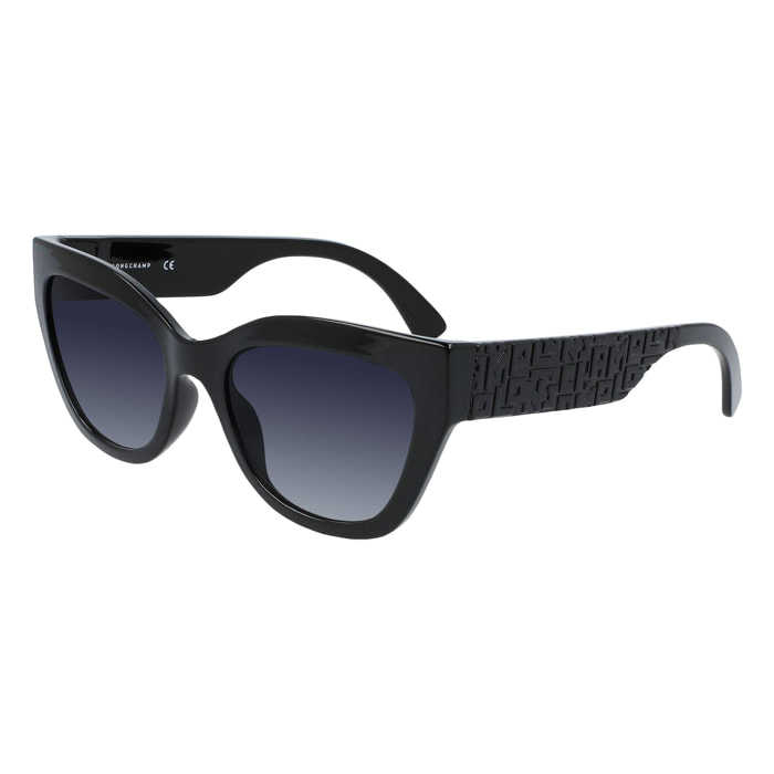 Longchamp - lunettes de soleil - noir - Couleur des verres : dégradé gris - indice solaire : cat. 3