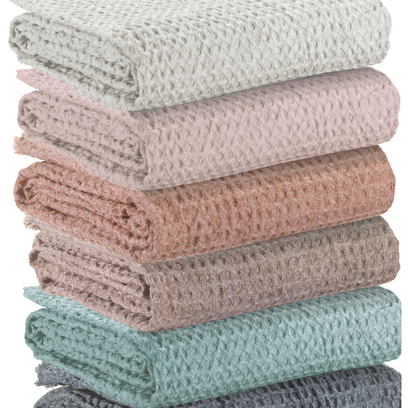 Plaid Jaya 100% Polyester Blush