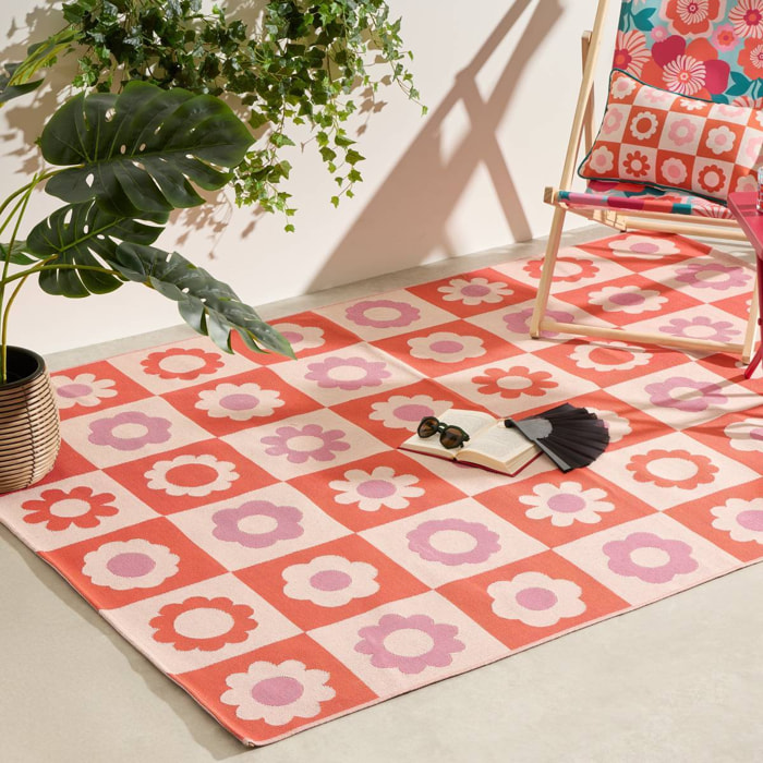 Tapis d'extérieur Cha Cha Pop 160x230cm rose
