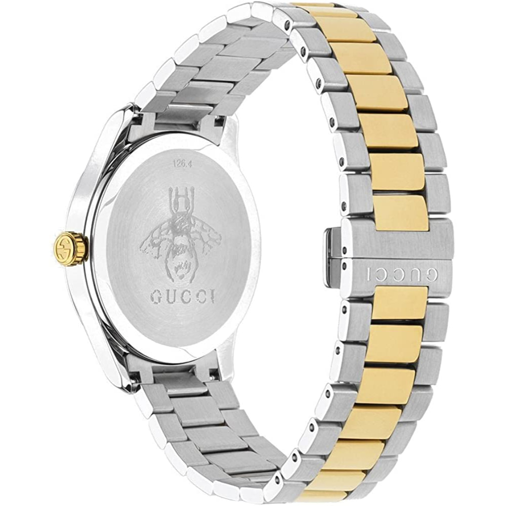 Reloj Gucci YA1264075 Hombre Analogico Cuarzo con Correa de Acero inoxidable