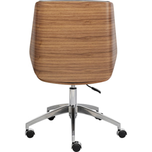 Chaise de bureau pivotante Rouven noire Kare Design