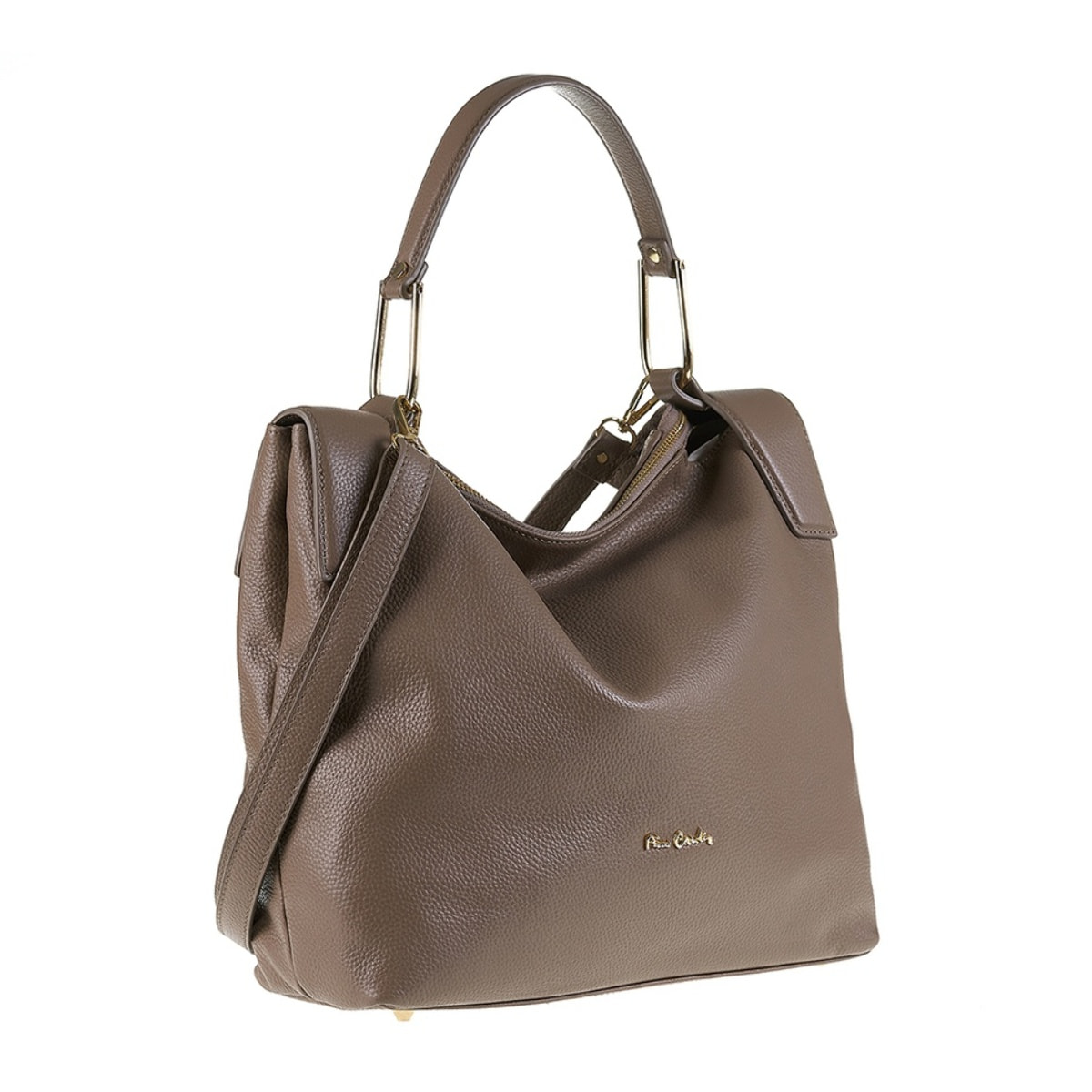 Borsa a spalla da donna Made in Italy - Modello Lyra Elite - 100% pelle - 33.0 x 30.0 x 12.0 cm
