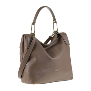Borsa a spalla da donna Made in Italy - Modello Lyra Elite - 100% pelle - 33.0 x 30.0 x 12.0 cm