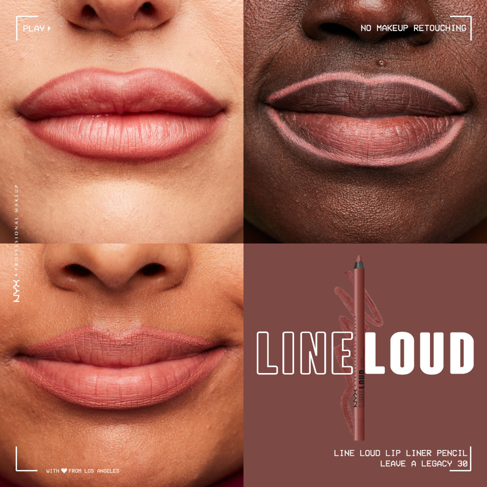 NYX Professional Makeup Line Loud Crayon à lèvres LEAVE A LEGACY