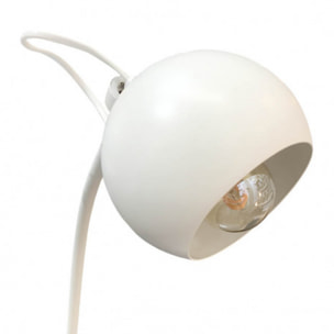 Lampadaire en métal blanc - BALL 488